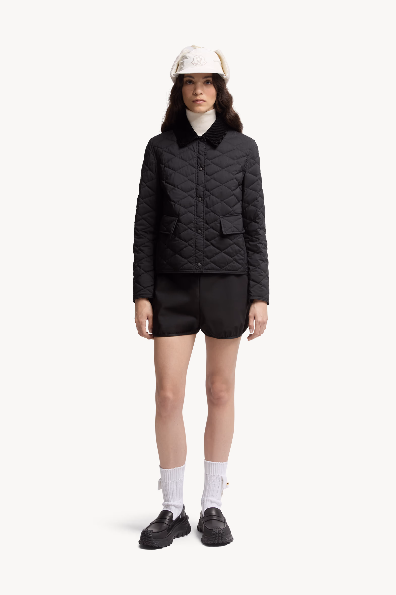 Citno Taffeta Short Down Jacket Women Black Moncler 0